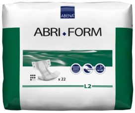 Abri Form Comfort L2 Large Large Waist 100 150cm Unisex 2800ml White/ Green Stripe