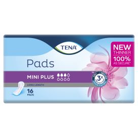 Tena Pads Mini Plus Long Length 256x94mm Female 140ml