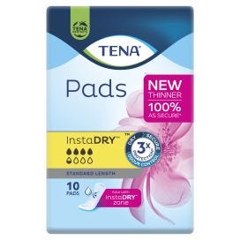 Tena Pads Instadry Standard Length 310x121mm Female 295ml