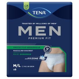 Tena Men Premium Fit Protective Underwear Maxi 95 125cm 945m Waist 95 125cm 945ml