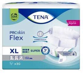 Tena Flex Proskin Super X Large Waist 105 153cm Unisex 2034ml