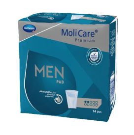 Molicare Premium Men Pads 2 Drops 260x145mm Male 330ml