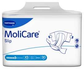Molicare Slip 6 D X Small Waist 40 70cm Unisex 1367ml