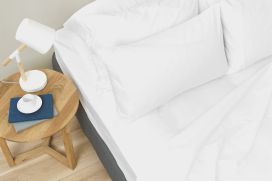 Sheet Flat Queen 250 X 350mm White
