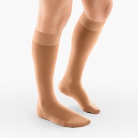 Venosan Stockings 7000 Agh Ccl 2 Long Closed Toe Plain Top Small Beige