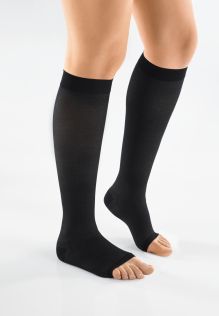 Venosan Stockings 5000 Ad Ccl 1 Long Open Toe X Large Black