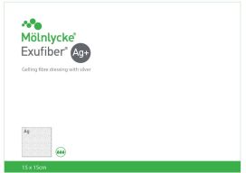 Exufiber Ag+ Dressing 15x15cm
