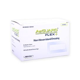 Asguard Flex Non Woven Island Dressing 8.25cmx6cm