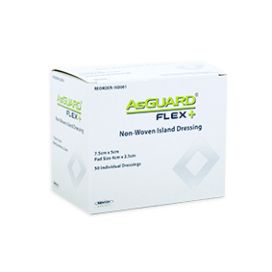 Asguard Flex Non Woven Island Dressing 7.5xcmx5cm