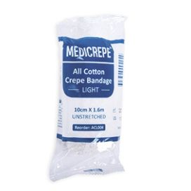 Medicrepe Cotton Crepe Bandage Light 10cmx1.6mtr