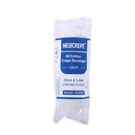 Medicrepe Cotton Crepe Bandage Light 15cmx1.6mtr