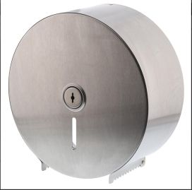 Metlam Stainless Steel Jumbo Toilet Roll Dispenser