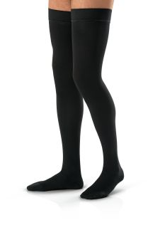 Jobst For Men Thigh High Large Black