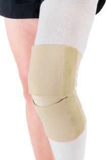 Jobst Farrow Wrap Strong Kneepiece Small Tan