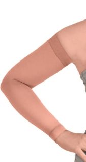 Exosoft Arm Sleeve Silicone Large Short Beige