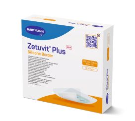 Zetuvit Plus Silicone Border 17.5cmx17.5cm