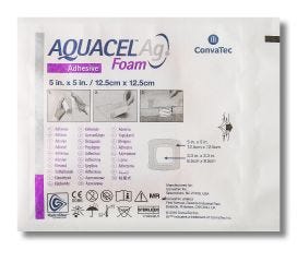 Aquacel Foam Ag Adhesive Dressing 12.5cmx12.5cm