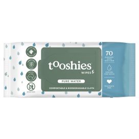 Tooshies Pure Water Baby Wipes