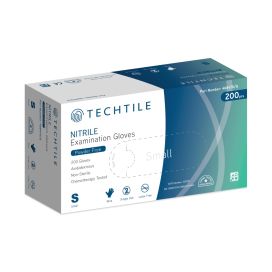Techtile Gloves Nitrile Small Blue