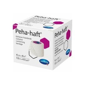 Peha Haft Cohesive Bandage 4cmx4mtr Latex Free