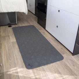 Conni Anti Slip Floor Mat   Mid Runner 50x115cm Waterproof Grey