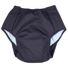 Minappi Pull Up Pant Velcro Side Opening 14 16 Yrs Waist 71 76cm Unisex 850ml Navy