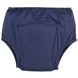 Minappi Lycra Full Brief For Double Incontinence Custom Made Unisex 400ml Cotton Navy