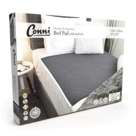 Conni Bed With Tuck Ins 100cmx100cm Charcoal