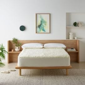 Staydry Waterproof Wool Mattress Topper Kb King
