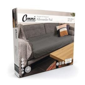 Conni Allrounder Pad 150x85cm Waterproof Charcoal