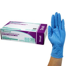 Gloves Universal Nitrile Powder Free Small Blue