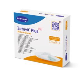 Zetuvit Plus Silicone Border 12.5cmx12.5cm
