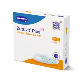 Zetuvit Plus Silicone Border Sacrum 18cmx18cm