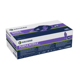 Gloves Halyard Purple Exam Nitrile Medium Purple