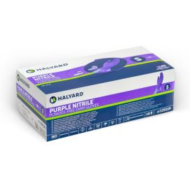 Gloves Halyard Purple Exam Nitrile Small Purple
