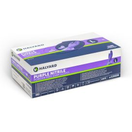 Gloves Halyard Purple Exam Nitrile Large Purple