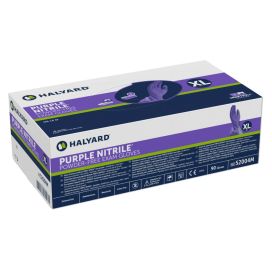 Gloves Halyard Purple Exam Nitrile X Large Purple