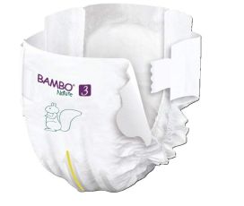 Bambo Nature Nappies Size 3 4 8 Kg Unisex
