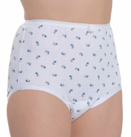 Buddies Safety Woman's Washable Brief Moderate Absorption Medium Waist 85cm 350ml Floral