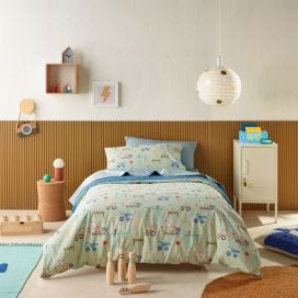 Staydry Quilt Cover Set Construction King