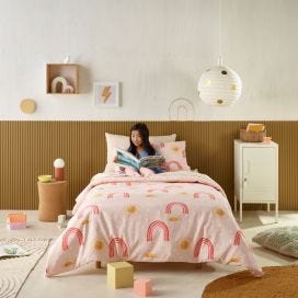 Staydry Quilt Cover Set Happy Days Double Bed