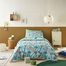 Staydry Quilt Cover Set Jungle Explorer King Single
