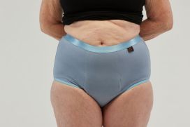 Staydry Ladies Full Brief   Large Size 14 250 Ml Blue