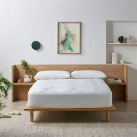 Staydry Bamboo Quilted Waterproof Protector Single Bed