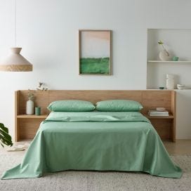 Staydry Bamboo Waterproof Sheet Set King Green