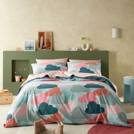 Staydry Quilt Cover Set Up In The Clouds Single Bed