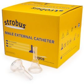 Strobus Silicone External Catheter Shorter Length 23 Mm Small Male Silicone Clear