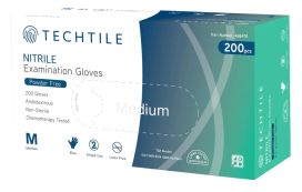 Techtile Gloves Nitrile Medium Blue
