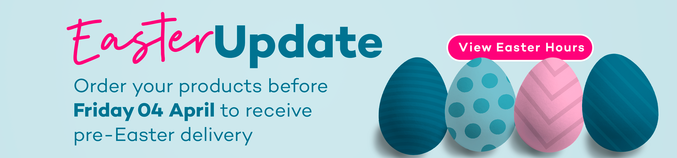 Easter Period Opening Hours