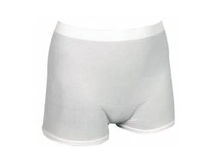 White disposable pants